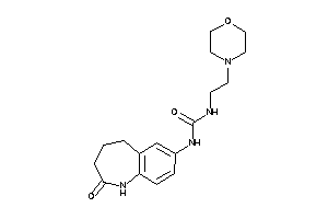1-(2-keto-1,3,4,5-tetrahydro-1-benzazepin-7-yl)-3-(2-morpholinoethyl)urea