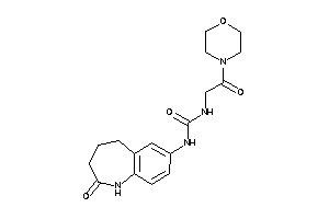 1-(2-keto-2-morpholino-ethyl)-3-(2-keto-1,3,4,5-tetrahydro-1-benzazepin-7-yl)urea