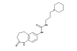 1-(2-keto-1,3,4,5-tetrahydro-1-benzazepin-7-yl)-3-(3-piperidinopropyl)urea
