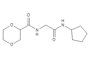 N-[2-(cyclopentylamino)-2-keto-ethyl]-1,4-dioxane-2-carboxamide