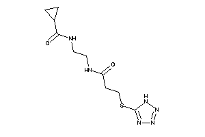 N-[2-[3-(1H-tetrazol-5-ylthio)propanoylamino]ethyl]cyclopropanecarboxamide