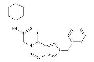 2-(6-benzyl-1-keto-pyrrolo[3,4-d]pyridazin-2-yl)-N-cyclohexyl-acetamide