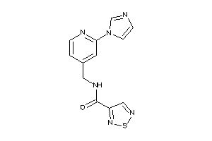 N-[(2-imidazol-1-yl-4-pyridyl)methyl]-1,2,5-thiadiazole-3-carboxamide