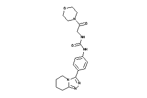 1-(2-keto-2-morpholino-ethyl)-3-[4-(5,6,7,8-tetrahydro-[1,2,4]triazolo[4,3-a]pyridin-3-yl)phenyl]urea