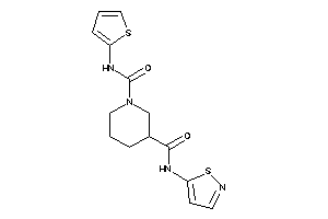 N'-isothiazol-5-yl-N-(2-thienyl)piperidine-1,3-dicarboxamide