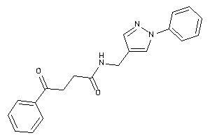 Image of 4-keto-4-phenyl-N-[(1-phenylpyrazol-4-yl)methyl]butyramide