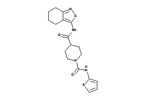Image of N'-(4,5,6,7-tetrahydroanthranil-3-yl)-N-(2-thienyl)piperidine-1,4-dicarboxamide