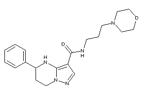 N-(3-morpholinopropyl)-5-phenyl-4,5,6,7-tetrahydropyrazolo[1,5-a]pyrimidine-3-carboxamide