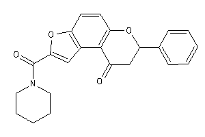 7-phenyl-2-(piperidine-1-carbonyl)-7,8-dihydrofuro[3,2-f]chromen-9-one