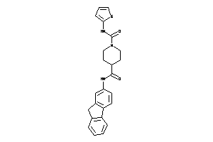 N'-(9H-fluoren-2-yl)-N-(2-thienyl)piperidine-1,4-dicarboxamide