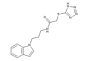 N-(3-indol-1-ylpropyl)-2-(1H-tetrazol-5-ylthio)acetamide