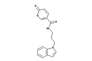 N-(3-indol-1-ylpropyl)-6-keto-pyran-3-carboxamide