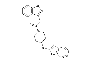 1-[4-(1,3-benzothiazol-2-yloxy)piperidino]-2-indoxazen-3-yl-ethanone