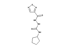 1-cyclopentyl-3-(1,2,5-thiadiazole-3-carbonylamino)urea