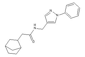 2-(2-norbornyl)-N-[(1-phenylpyrazol-4-yl)methyl]acetamide