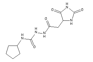 1-cyclopentyl-3-[[2-(2,5-diketoimidazolidin-4-yl)acetyl]amino]urea