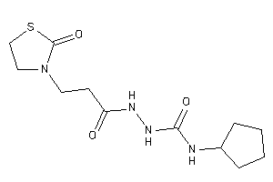 1-cyclopentyl-3-[3-(2-ketothiazolidin-3-yl)propanoylamino]urea