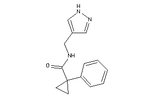 Image of 1-phenyl-N-(1H-pyrazol-4-ylmethyl)cyclopropanecarboxamide