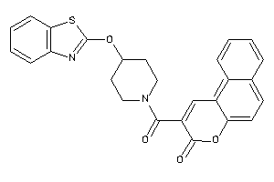 2-[4-(1,3-benzothiazol-2-yloxy)piperidine-1-carbonyl]benzo[f]chromen-3-one