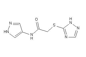 N-(1H-pyrazol-4-yl)-2-(1H-1,2,4-triazol-5-ylthio)acetamide