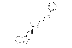 1-(3-anilinopropyl)-3-(6,7-dihydro-5H-pyrrolo[2,1-c][1,2,4]triazol-3-ylmethyl)urea