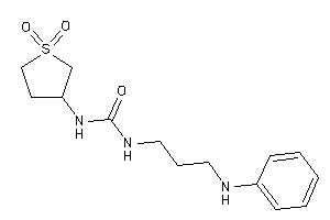 1-(3-anilinopropyl)-3-(1,1-diketothiolan-3-yl)urea