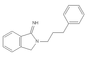 [2-(3-phenylpropyl)isoindolin-1-ylidene]amine