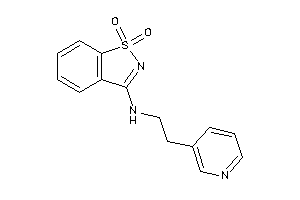 (1,1-diketo-1,2-benzothiazol-3-yl)-[2-(3-pyridyl)ethyl]amine