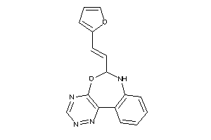 6-[2-(2-furyl)vinyl]-6,7-dihydro-[1,2,4]triazino[5,6-d][3,1]benzoxazepine