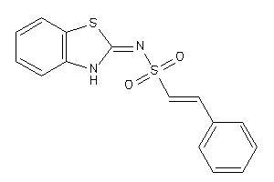 N-(3H-1,3-benzothiazol-2-ylidene)-2-phenyl-ethenesulfonamide