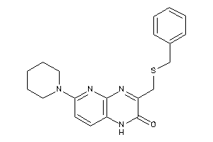 3-[(benzylthio)methyl]-6-piperidino-1H-pyrido[2,3-b]pyrazin-2-one