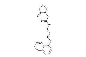 2-(4-ketothiazolidin-3-yl)-N-[2-(1-naphthylmethylthio)ethyl]acetamide