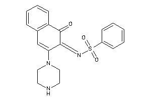 Image of N-(1-keto-3-piperazino-2-naphthylidene)benzenesulfonamide