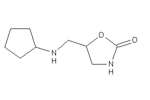 5-[(cyclopentylamino)methyl]oxazolidin-2-one
