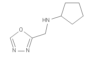 Cyclopentyl(1,3,4-oxadiazol-2-ylmethyl)amine