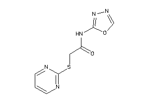 N-(1,3,4-oxadiazol-2-yl)-2-(2-pyrimidylthio)acetamide