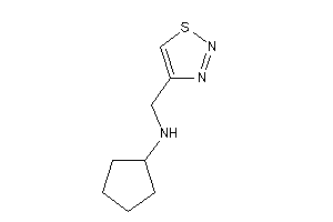 Cyclopentyl(thiadiazol-4-ylmethyl)amine