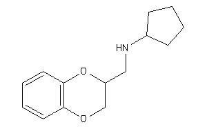 Cyclopentyl(2,3-dihydro-1,4-benzodioxin-3-ylmethyl)amine