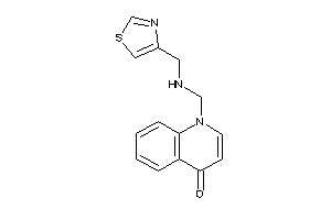 1-[(thiazol-4-ylmethylamino)methyl]-4-quinolone