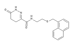 6-keto-N-[2-(1-naphthylmethylthio)ethyl]-4,5-dihydro-1H-pyridazine-3-carboxamide