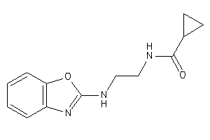 N-[2-(1,3-benzoxazol-2-ylamino)ethyl]cyclopropanecarboxamide