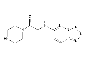 1-piperazino-2-(tetrazolo[5,1-f]pyridazin-6-ylamino)ethanone
