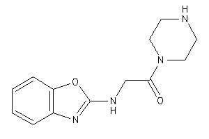 2-(1,3-benzoxazol-2-ylamino)-1-piperazino-ethanone