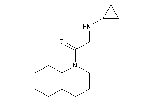 1-(3,4,4a,5,6,7,8,8a-octahydro-2H-quinolin-1-yl)-2-(cyclopropylamino)ethanone