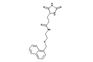 3-(2,5-diketoimidazolidin-4-yl)-N-[2-(1-naphthylmethylthio)ethyl]propionamide