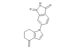 5-(4-keto-6,7-dihydro-5H-indol-1-yl)isoindoline-1,3-quinone