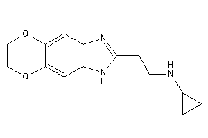 Image of Cyclopropyl-[2-(6,7-dihydro-3H-[1,4]dioxino[2,3-f]benzimidazol-2-yl)ethyl]amine