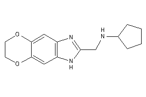 Cyclopentyl(6,7-dihydro-3H-[1,4]dioxino[2,3-f]benzimidazol-2-ylmethyl)amine