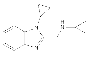 Cyclopropyl-[(1-cyclopropylbenzimidazol-2-yl)methyl]amine