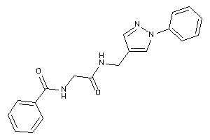 N-[2-keto-2-[(1-phenylpyrazol-4-yl)methylamino]ethyl]benzamide